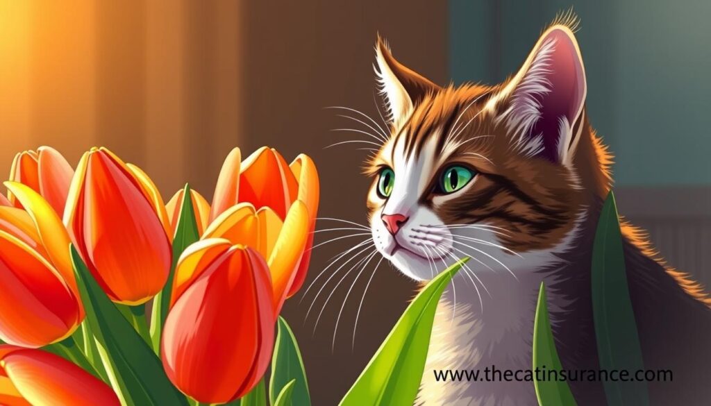 are tulips toxic to cats